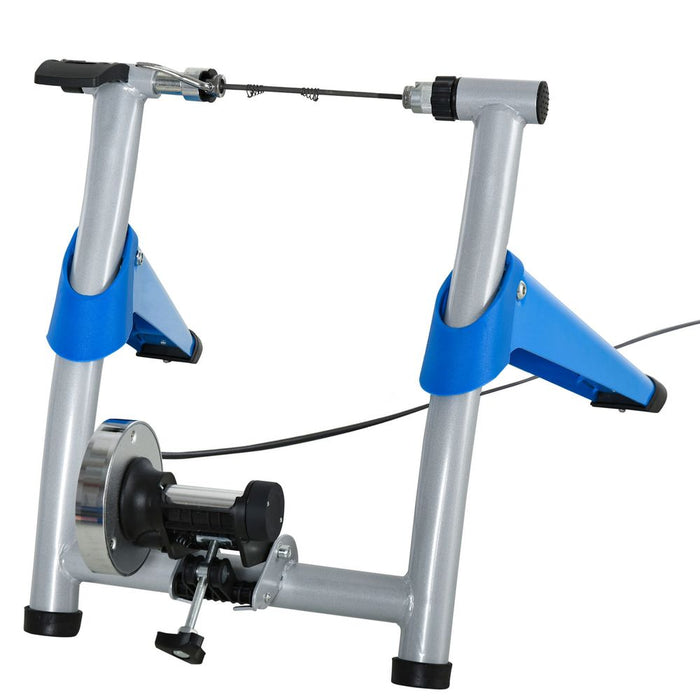 Bike Trainer: 8-level Resistance, Fits 650C, 700C or 26"-29" Tyres - Compact & Convenient