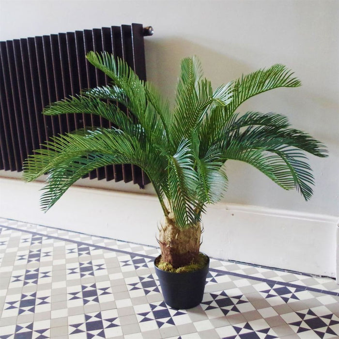 Premium 80cm Artificial Cycas Palm Plant - Lifelike Tropical Tree