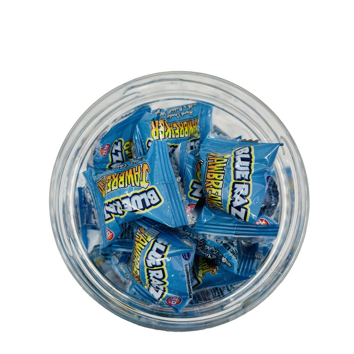 Delicious Blue Raspberry Jawbreakers x 40 | High Quality Hard Candy in a Reusable Jar | Fast Shipping