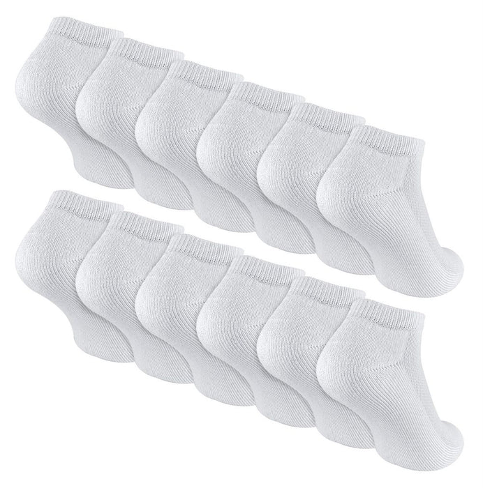 Sock Snob - Kids 12 Pack Bamboo Trainer Socks