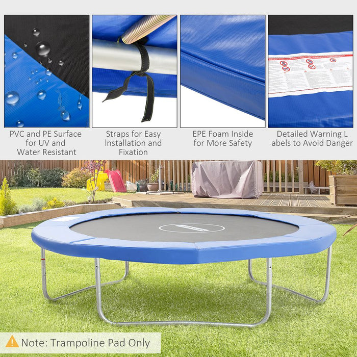 Premium 10ft Trampoline Spring Cover | Blue Replacement Pad | Professional Quality | Easy Installation