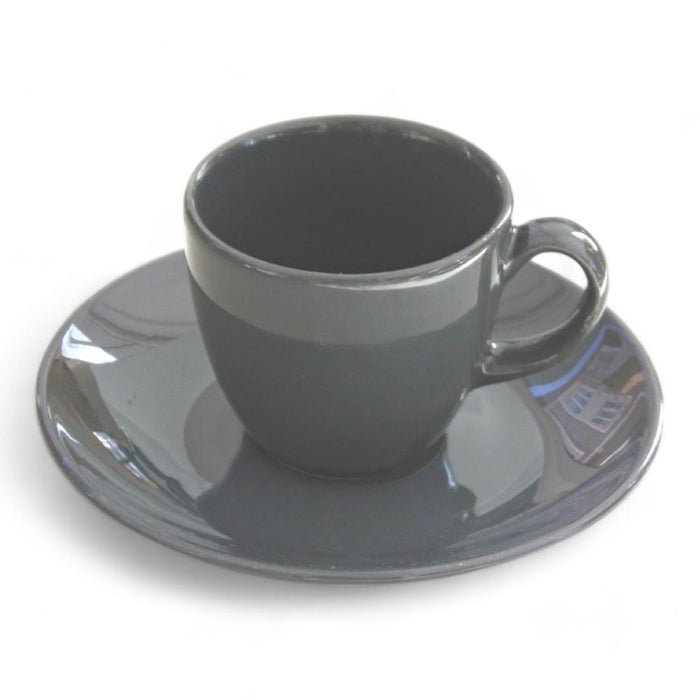 Porcelain Coffee&Tea Cup Espresso&Turkish Coffee Cups Dark Grey