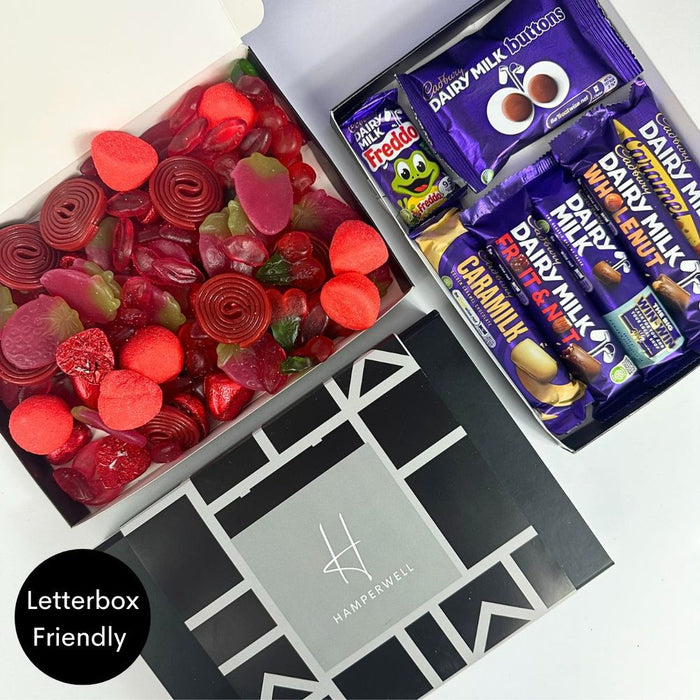 Red Sweets Letterbox Gift Hamper