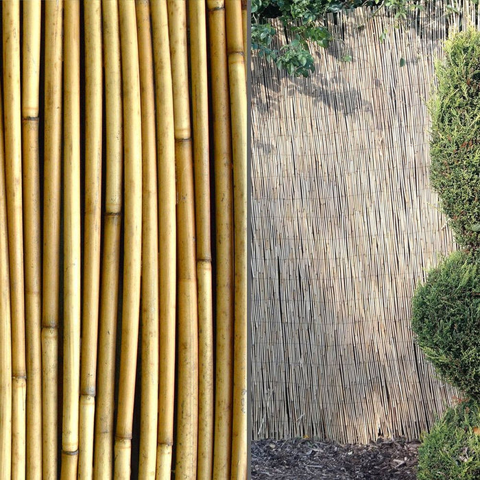 Bamboo Reed Fence-1mx4m: A Durable, Eco-Friendly Garden Screen