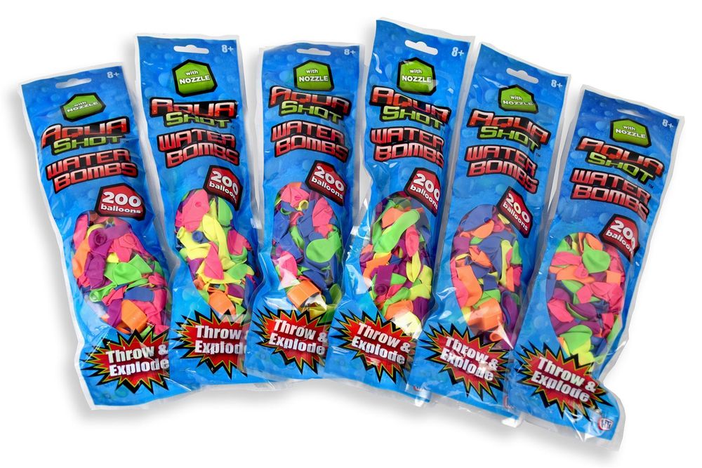 Premium Water Bombs with Nozzle - 200-Pack - Fun & Safe - Suitable for Kids 8+".