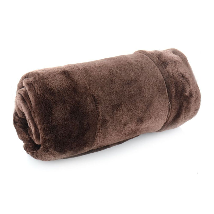 Faux Mink Throw Blanket | Luxuriously Soft & Cozy | Multiple Colors & Sizes | 100% Polyester | Machine Washable