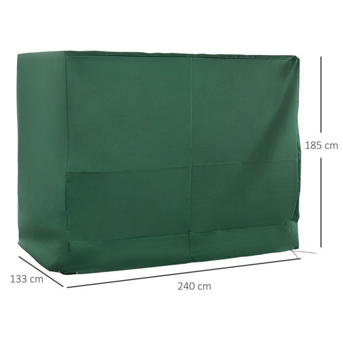 Waterproof and UV Resistant Swing Chair Cover - Green - 230x315cm - High-Quality Oxford Fabric