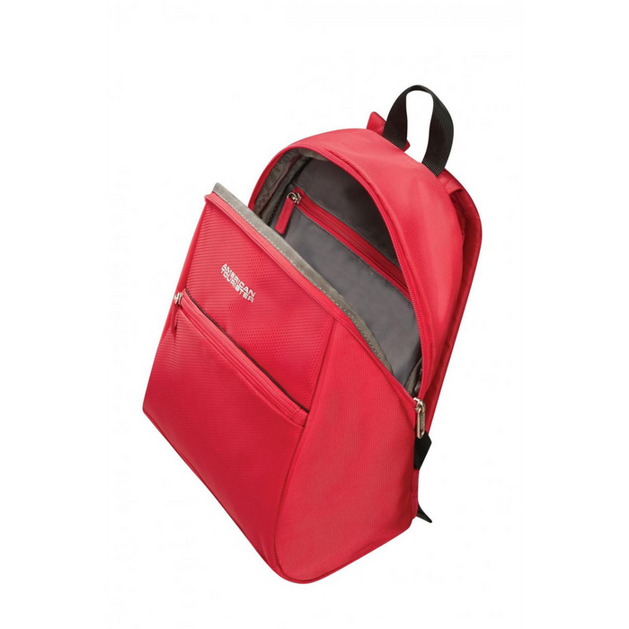 Stylish Red Backpack with Spacious Interior - American Tourister City