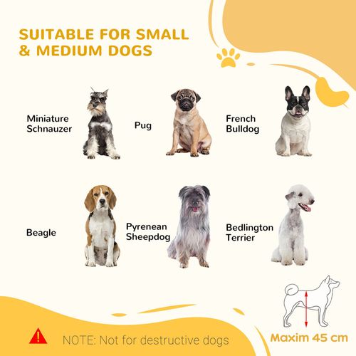 Adjustable Wooden Pet Gate Freestanding Dog Barrier for Doorway Pawhut