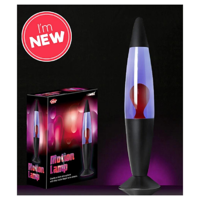 Tobar Lumez Motion Lava Lamp 40cm - Groovy Retro Effect - Mains Powered - High Quality