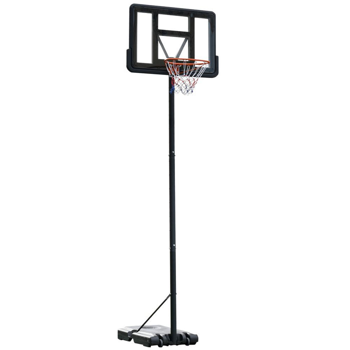 Pro-Grade Adjustable Basketball Hoop Stand | 231-305cm Height | Moving Wheels