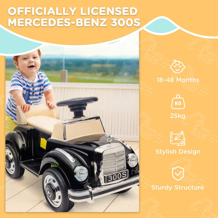 Premium Quality Kids Sliding Car | Licensed Mercedes-Benz 300S | Foot-to-Floor Ride-On