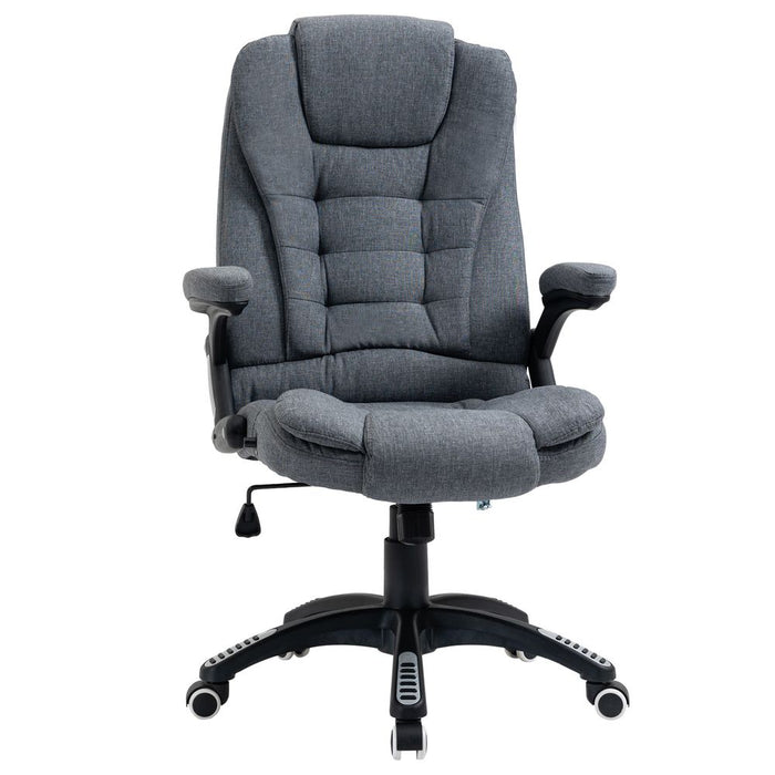 Ultimate Comfort High Back Home Office Chair- Dark Grey, Swivel, Wheels, Adjustable Height- Best Quality Guaranteed