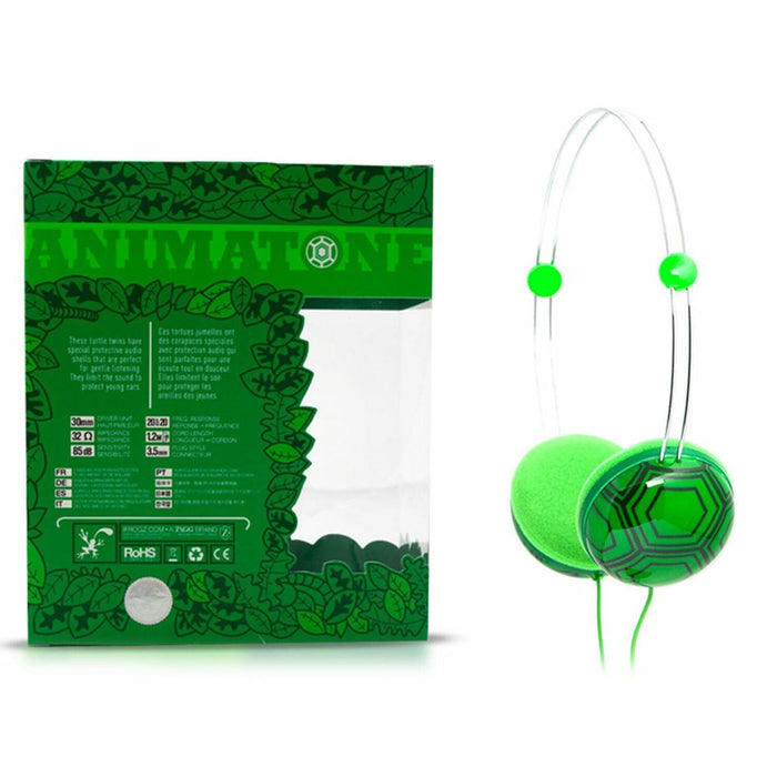 Ifrogz Animatone Turtle Headphone - Green