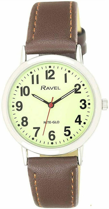 Ravel Mens Glow in the Dark Watch R.GL.02