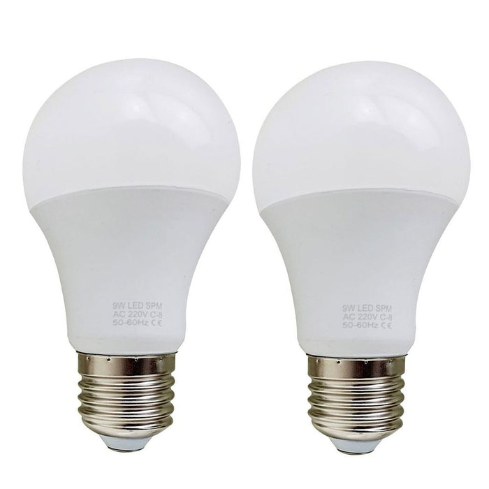 E27 9W Energy Saving Warm White LED Light Bulbs A60 E27 Screw-in non dimmable bulbs