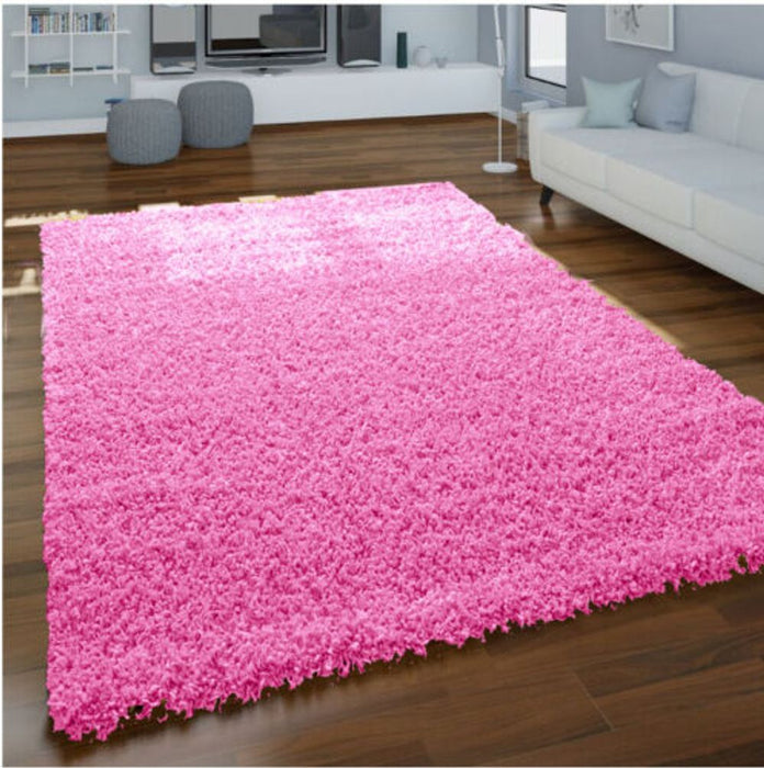 Premium Quality Barbie Pink Shaggy Rugs 160 X 230 - Modern Style, Durable, Plush Feel - Best Price