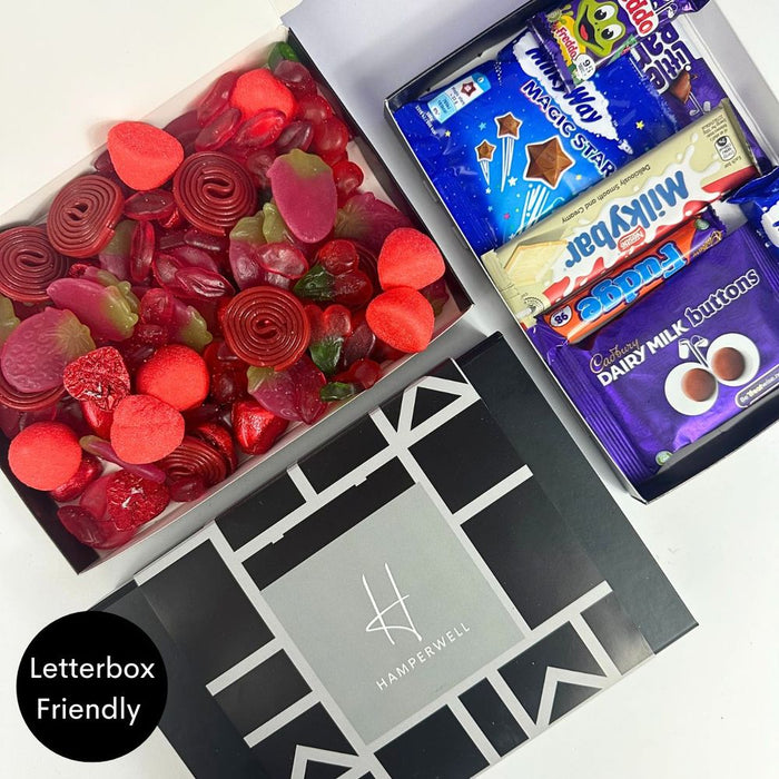 Red Sweets Letterbox Gift Hamper