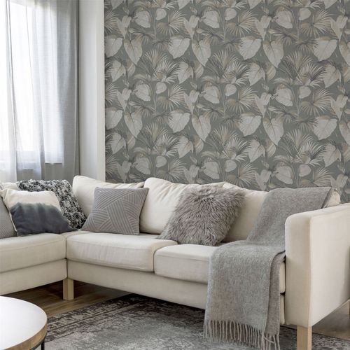 Palm Grove Grey sw6 wallpaper