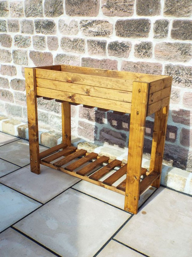 Premium Extra Large Chesterfield Trug - Handcrafted, Sustainably Sourced Wood - 10 Year Rot Free Guarantee