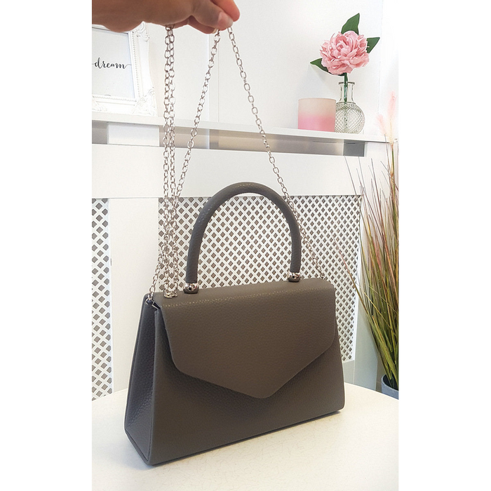 Faux Leather Handbag