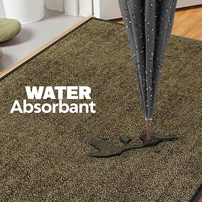 Wash & Clean 120x180 Brown - Super Hard Wearing Mat for High Traffic Areas - Suitable for Home, Workplace, Sports Center, Shop - Effective Dirt Barrier