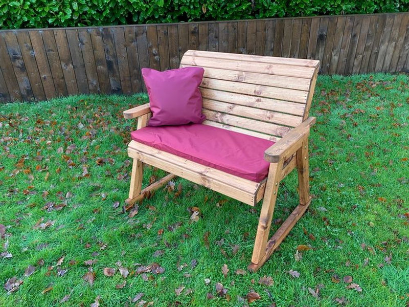 Premium English Two Seater Rocker Bench