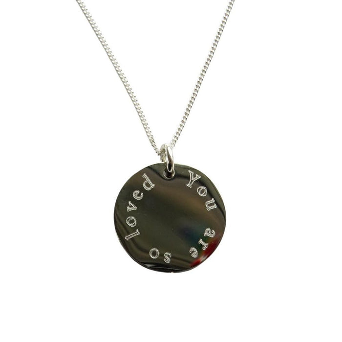 Best Mum Engraved Necklace - Sterling Silver, High Quality - Gift for Birthday, Christmas, Thank You - Handmade in Scotland