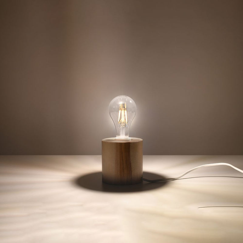 Premium Wooden Desk Lamp - Salgado Scandinavian Design - E27