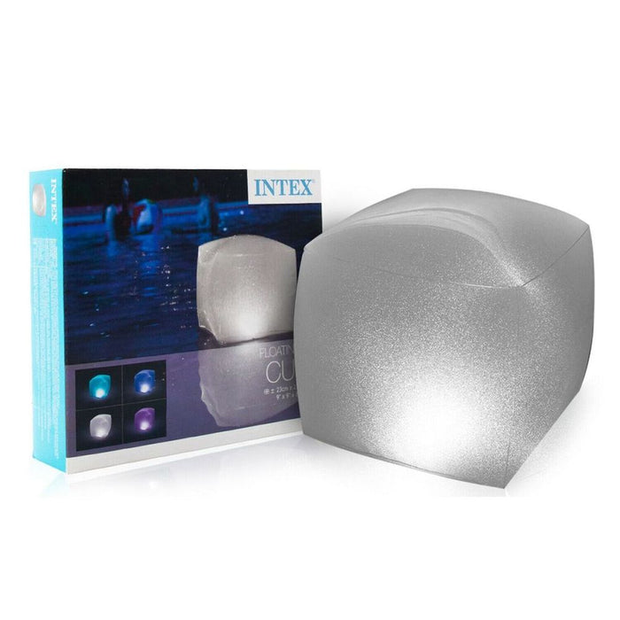 Intex Floating LED Cube - Multi-Color Illumination-Perfect for Pool & Garden