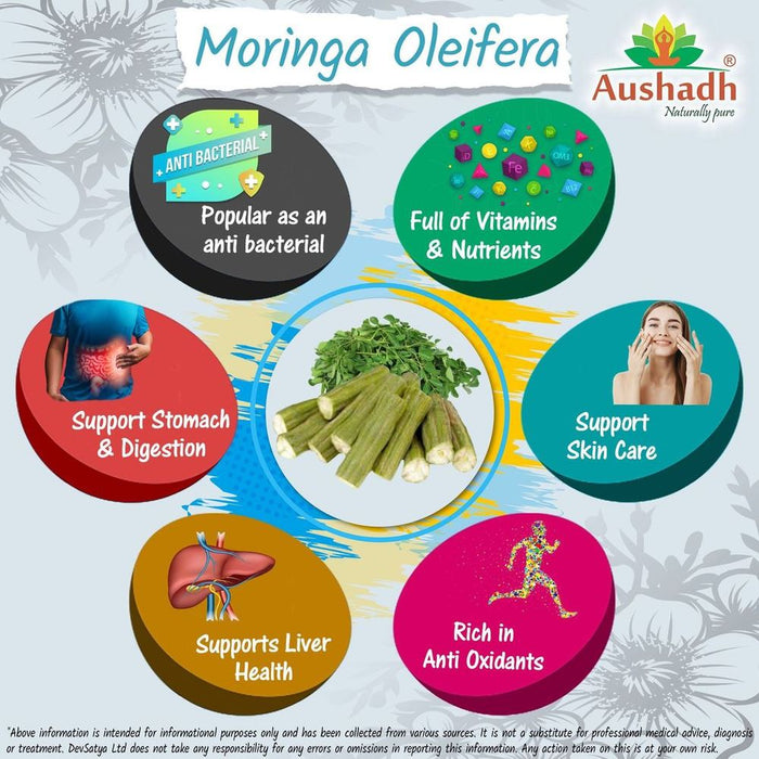 Moringa Oleifera Powder: Nutrient-packed Superfood for Detox, Energy & Weight Loss - Ayurvedic Medicine