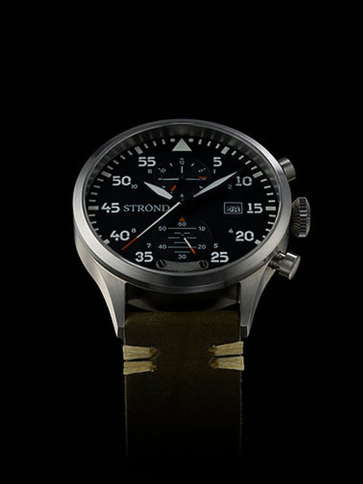 Strond DC-3 MKll Swiss Movement Aviation Watch - All Steel