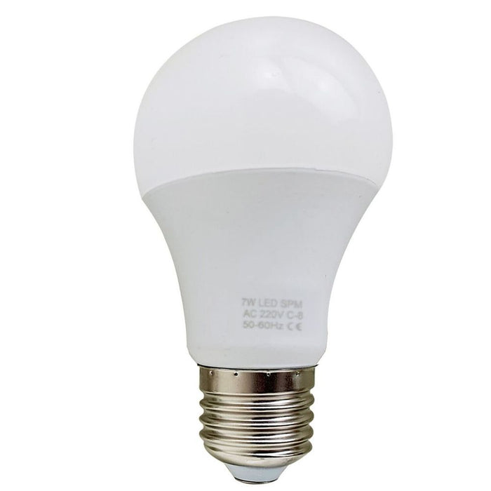 E27 7W Energy Saving Warm White LED Light Bulbs A60 E27 Screw-in non dimmable bulbs