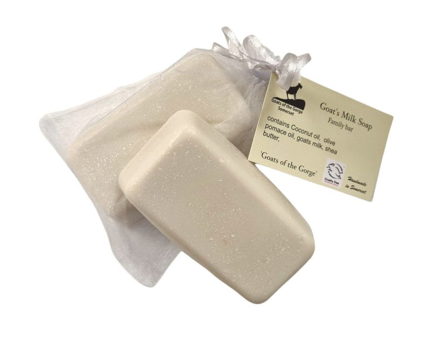 Goats Milk Soap - Family Size Organic Bar for Moisturized & Rejuvenated Skin