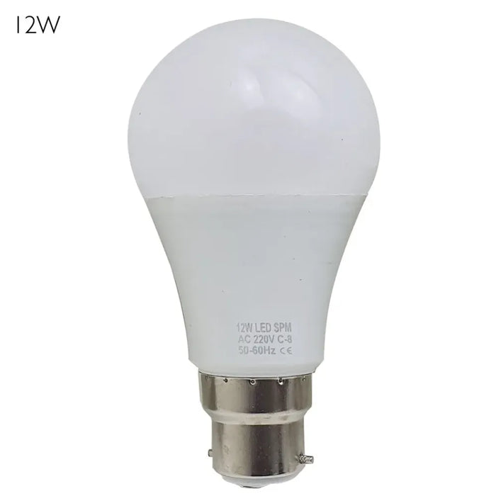 12W B22 Screw LED Light GLS bulbs, Energy Saving Edison  Cool White 6000K non dimmable lights