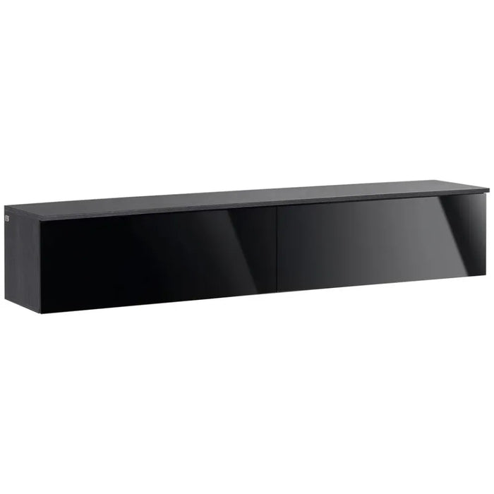 Floating TV Unit Stand, Wall Mount Media Console with Storage Cupboards