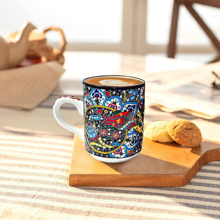 Ceramic Mug Tulip Black & Blue