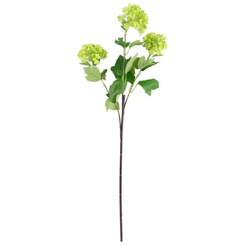 70cm Artificial Viburnum Display with Glass Vase