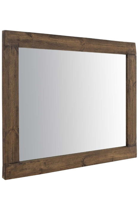 Rustic Charm: Farmhouse Natural Wood Mirror | High Quality & Durable Design | Fast & Reliable Shipping