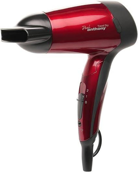 Top-Quality Paul Anthony 1200w Travel Hair Dryer - Ultimate Portability & Style!