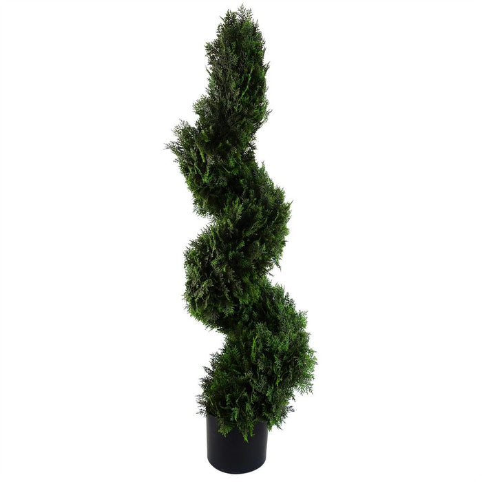 Premium 120cm Spiral Cedar Tree - High Quality Artificial Topiary