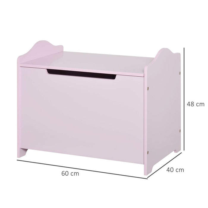 Premium Kids Toy Organizer | 40x60cm Storage Box | Durable & Safe | Pink | HOMCOM