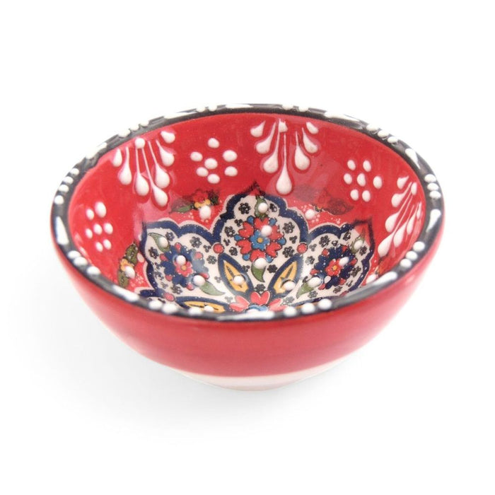 Handmade Ceramic Bowl Mexican Red 8cm