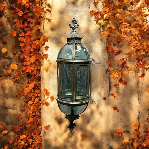 80CM METAL GARDEN WALL LANTERN