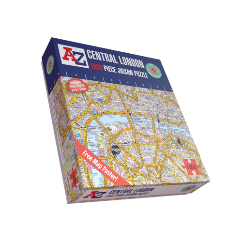A to Z Map of London 1000 Piece Jigsaw Puzzle