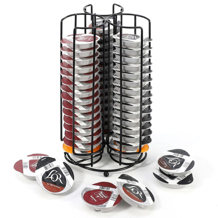 48 POD COFFEE POD STAND: Well-Organized, Space-Saver, Elegant & Durable - Holds 48 Tassimo Coffee Capsules - 30.5x16.5x16.5cm