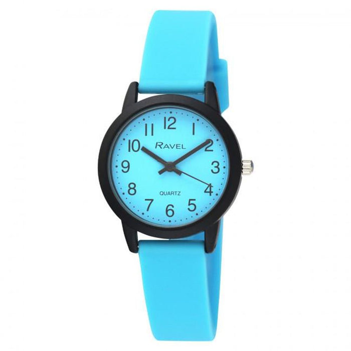 Ravel Girls & Boys Sports Blue Silicone Watch R1813.6