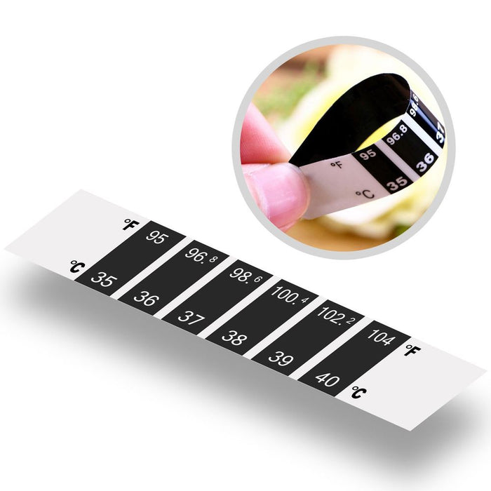 Premium Quality 4-Pack Temperature Strips - Accurate Readings, Easy to Use