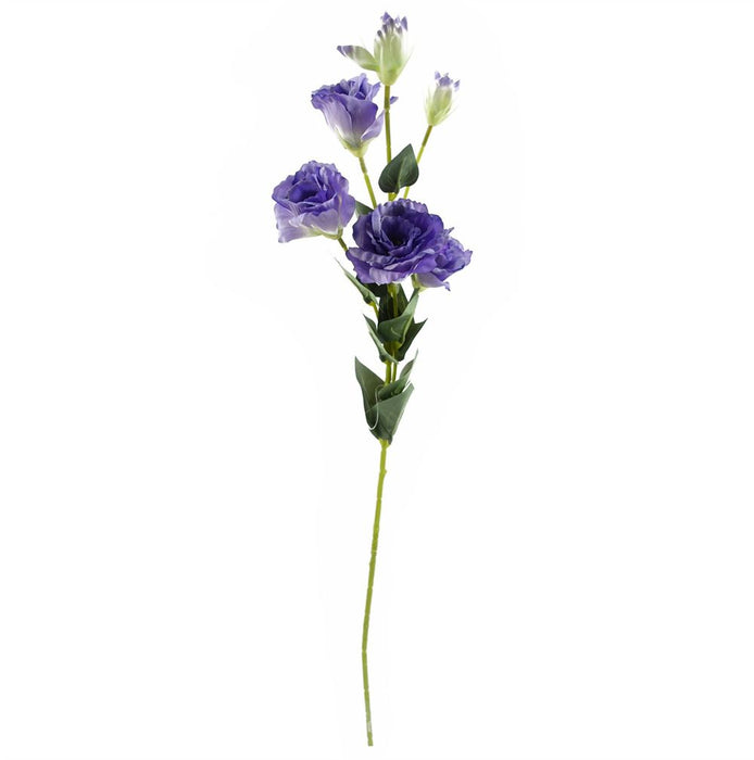 Pack of 6 x 80cm Artificial Purple Wild Rose Stem - 36 Flowers