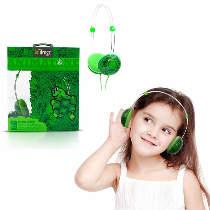 Ifrogz Animatone Turtle Headphone - Green